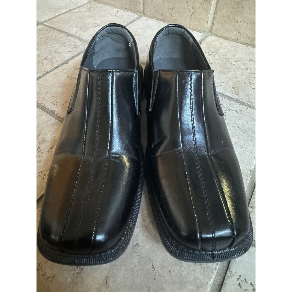 Deer Stags Dress Shoes Boys Size 1.5 Slip-On Black